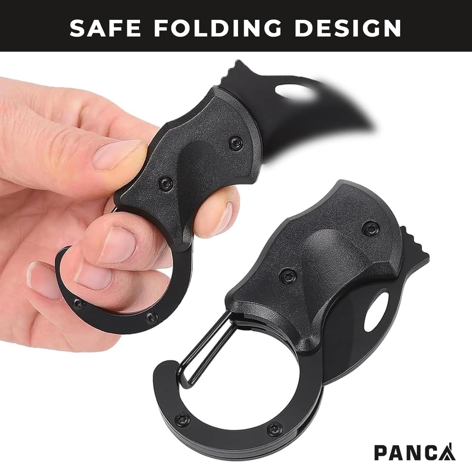 PANCA Gadgets Home Tools, Car Keychain And Lanyard Strap, Tool Box, Gift For Men, Multipurpose Tool, Solid Black (Pack of 1)