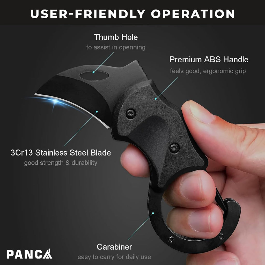 PANCA Gadgets Home Tools, Car Keychain And Lanyard Strap, Tool Box, Gift For Men, Multipurpose Tool, Solid Black (Pack of 1)